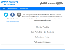 Tablet Screenshot of bikinipromote.com
